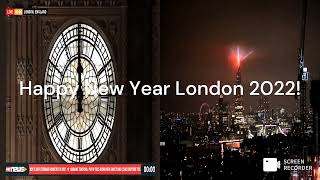 London NYE 2022 Fireworks Light Shows [upl. by Amle614]