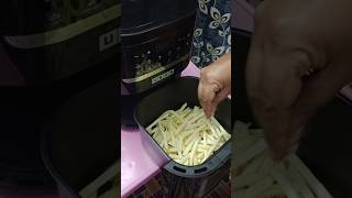 French fires in Air Fryer  Usha iChef frenchfries airfryer uljhan aloosnacks airfryerrecipes [upl. by Nwaf]