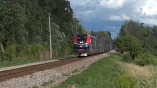 Empire Builder 7 goes through Ixonia WI [upl. by Gayle791]