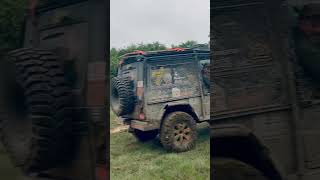 SteyrPuch Pinzgauer 6x6 pulls a Mercedes Toyota and Suzuki on the rope [upl. by Zirtaeb]