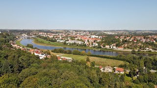 Tour Batzdorf Scharfenberg Siebeneichen DiesbarSeußlitz Elberadtour über 4 Schlösser [upl. by Helene]