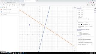 Como usar Geogebra Online para graficar sistema de ecuaciones [upl. by Colene]