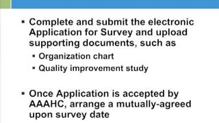 Accreditation Association for Ambulatory Health Care AAAHC [upl. by Annej]