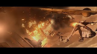 The Second Battle of Geonosis WITH nothing but ACTION [upl. by Klein170]