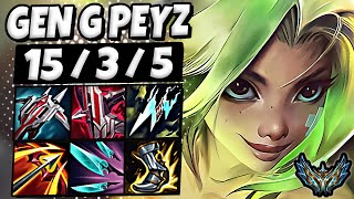 Zeri vs Twitch ADC  Gen G Peyz  Korea Challenger Patch 148 ✅ [upl. by Dunn450]