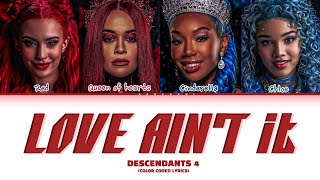 Descendants The Rise Of Red Love aint It Lyrics Color Coded Lyrics [upl. by Akselaw]