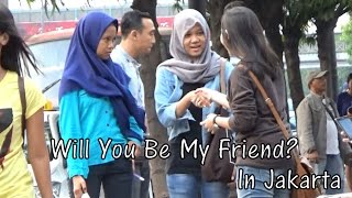 Wanna Be Friends in Jakarta Social Experiment in Indonesia [upl. by Eelydnarb]