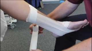 Using elastic tape to support supination [upl. by Naasar526]