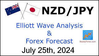 NZD JPY Elliott Wave Analysis  Forex Forecast  July 25 2024  NZDJPY Analysis Today [upl. by Putnem]