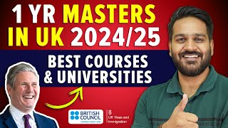 1 Year Masters Best Courses in UK amp UK Universities  UK Masters Degree  Study in UK  UK PSW [upl. by Essilec308]