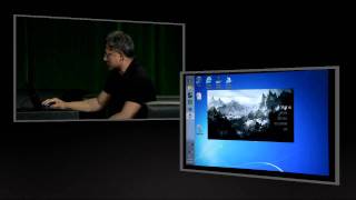 NVIDIA Press Conference  CES 2012  Splashtop THD Virtual Desktop Demo [upl. by Boff]