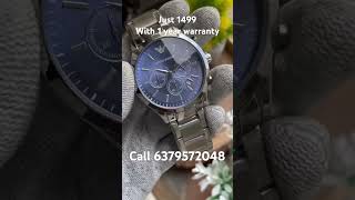 watch Armani watch low price tamilshorts watch lowpricewatch tamil budgetwatchcollecting [upl. by Suirtimed770]