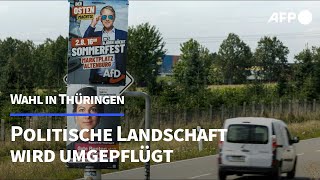 ThüringenWahl AfD und BSW dürften Landespolitik umkrempeln  AFP [upl. by Mabelle]