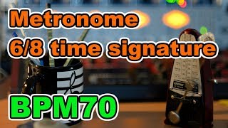 【Metronome】68 time signature 30minutes【BPM70】 [upl. by Erihppas]