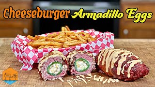 Cheeseburger Armadillo Eggs  Gulf Coast Smoke [upl. by Analaf]