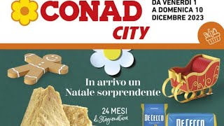 Volantino 🗞 CONAD CITY dall 1 al 10 DICEMBRE 2023anteprima [upl. by Erline974]