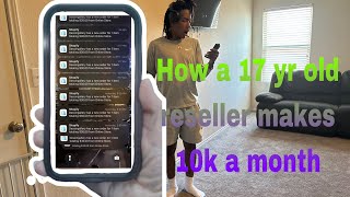 How I make Thousands At 17 Reselling Reps 2024 [upl. by Longfellow]