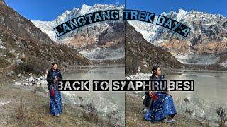 Langtang Trek Day4Back to syaphru besi ⛰️🙏 [upl. by Yob]