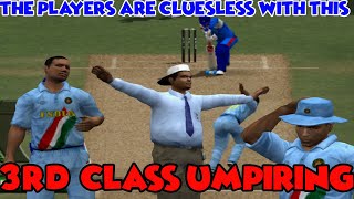 Cheating Umpire on his duty  Part 05  Players are clueless fakecricket englandcricket cheating [upl. by Komarek]