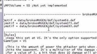 Mugen Tutorial Broken Mugen Screenpack [upl. by Heymann]