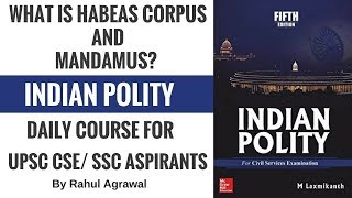 What is Habeas Corpus and Mandamus Meaning of WRITS for Indian Polity UPSC SSC CGL [upl. by Retnuh]