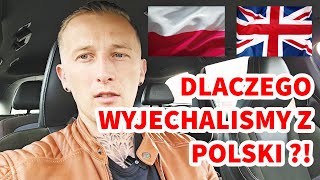 DLACZEGO WYJECHALISMY Z POLSKI  emigracja anglia polacyzagranica [upl. by Nohsad129]