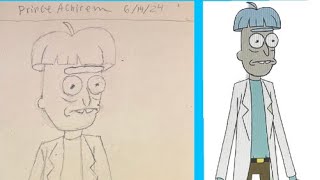 Doofus Rick Drawing [upl. by Latoya216]