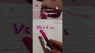 Ideias de como ter um caderno organizado 🖤🩷💜 [upl. by Wadlinger]