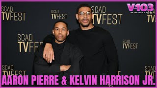 Aaron Pierre and Kelvin Harrison Jr of Mufasa The Lion King On The Brand New Movie [upl. by Eednim]