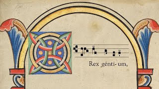 O REX GENTIUM  O KING OF NATIONS  O Antiphons Day 6  December 22  Latin and English [upl. by Edieh701]