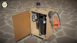 Make a Silent Air Compressor  Diy Tools [upl. by Ienttirb]