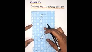 conversion benzoic acid to benzyl chlorideChem focus point conversion [upl. by Nnazil]