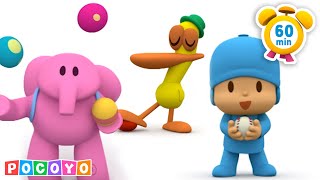 ⚽ Pocoyo ve Pato ile futbol oynayın ⚽ 60 dakika  Pocoyo Türkiye 🇹🇷  Çocuklar için Çizgi Filmler [upl. by Elocyn385]