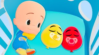 Sleepy baby balloons  Car toys surprise eggs  Learn with Cuquin [upl. by Irek176]