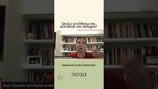 Qual o problema em acreditar em milagre [upl. by Coltun763]