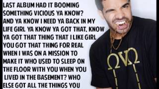 Drake x Come Thru Lyrics [upl. by Daveen273]