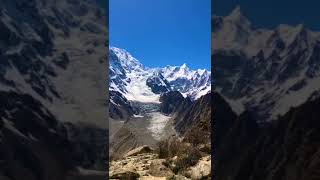 Glaciers view travel mountains nature hunzavalley [upl. by Nortna]