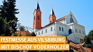 Hl Messe mit Bischof Dr Rudolf Voderholzer aus der Bergkirche Mariahilf in Vilsbiburg  13102024 [upl. by Hillel745]