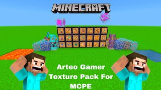 Minecraft Arteo Gamer Texture pack Best Texture pack in the world 😱😱 [upl. by Rosanna]