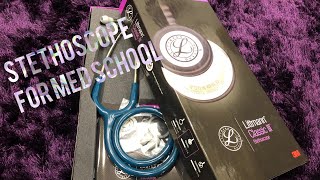 Littmann Classic III STETHOSCOPE AND SPHYGMOMANOMETER UNBOXING  Caribbean Blue  Medisave  UK [upl. by Nomi]