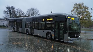 Schweriner Nahverkehr testet den ersten GelenkElektrobus in MV [upl. by Almire]