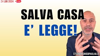 SALVA CASA E LEGGE  Senato approva [upl. by Esenahs690]