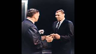 Jack Dempsey amp Gene Tunney discuss Patterson vs Johansson  James Cagney host in Color [upl. by Marni]