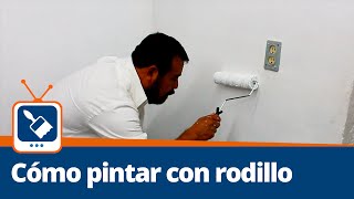 Tutorial Como pintar con rodillo [upl. by Aeki]