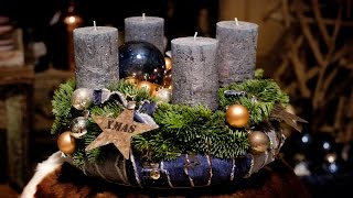 Trendigen Adventskranz mit Jeans by MSchouten [upl. by Bara]