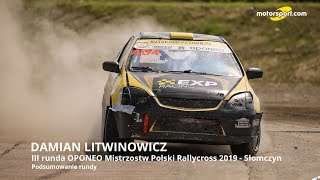 Damian Litwinowicz po 3 rundzie Oponeo MPRC 2019 [upl. by Melita]