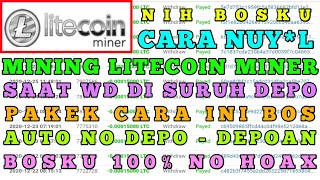 CARA NUYL LITECOIN MINER  WITHDRAW TANPA HARUS DEPOSIT  LTC GRATIS 2020 [upl. by Ardith950]