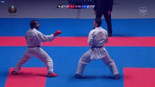 Final Male Kumite 75Kg Moscow 2019 [upl. by Elianore]