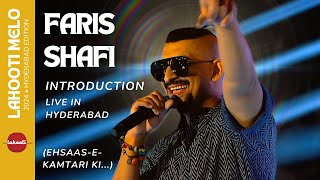 Introduction  ​Faris Shafis Powerful Rap Resonates at Lahooti Melo 2024 in Hyderabad [upl. by Scarlett]