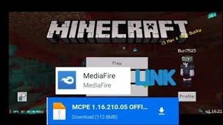 MINECRAFT APK 116210 MEDIAFIRE LINK✓ [upl. by Bealle]